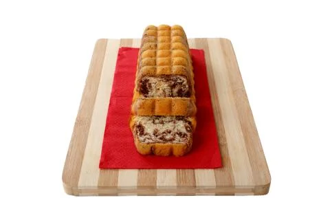 Sliced Baton Cake Stock Photos