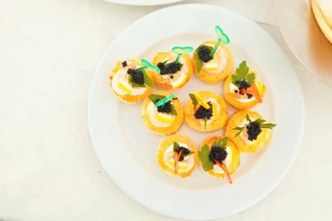 Sliced with a beautiful serving Stockfoto's