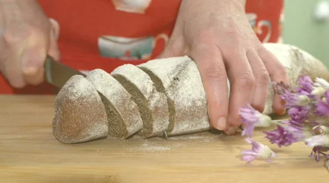 Sliced ​​bread 2 Stock Footage 47551106