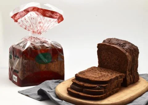 Sliced Bread chocolate Foto stock
