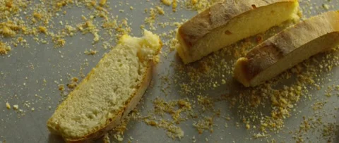 Sliced Bread Explosion Moment Stock Footage 156799816