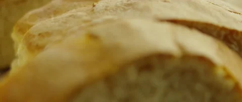 Sliced Bread Falling Stock Footage 156800006