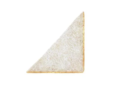 Sliced bread isolated on white background Stock Photos