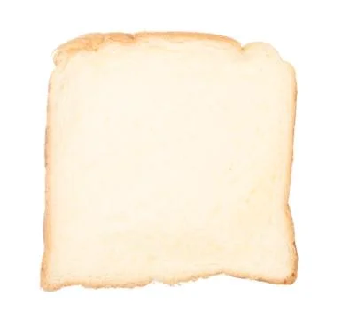 Sliced bread isolated on white Stock Photos