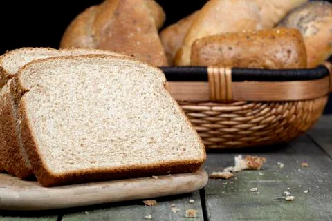 Sliced bread Stock Photos