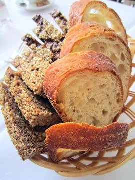 Sliced ??bread. Stock Photos