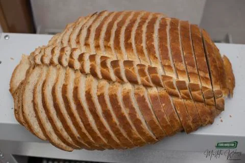 Sliced bread 库存照片