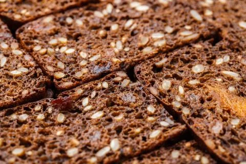 Sliced bread with seeds Photos