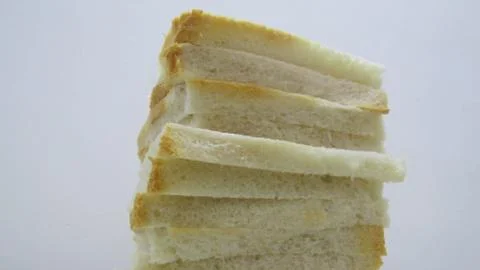 Sliced bread stack. Concept photo. Stock Photos