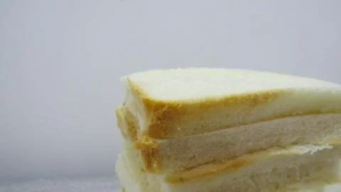 Sliced bread stack. Concept photo. Stock Photos