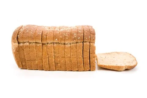 Sliced Brown Bread 스톡 사진