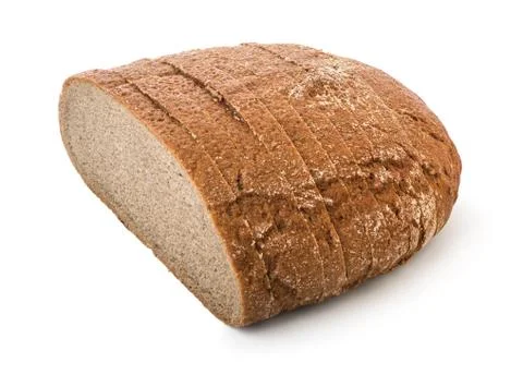 Sliced brown bread Stock Photos