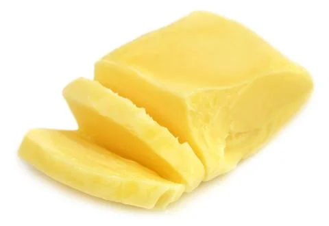 Sliced butter Stock Photos