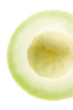 Sliced of cantaloupe melon Stock Photos