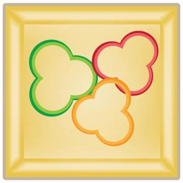 Sliced Capsicum Illustrazione stock