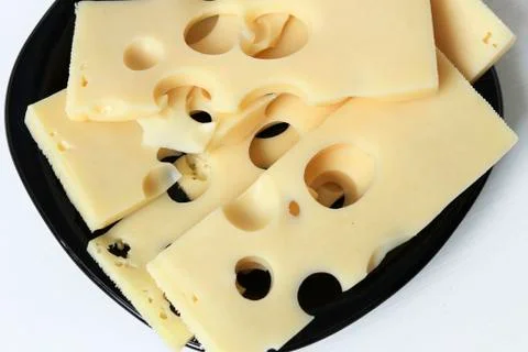 Sliced cheese Stock Photos
