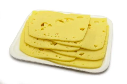 Sliced cheese Stock Photos