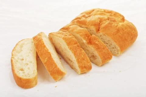 Sliced Ciabatta Bread Foto stock