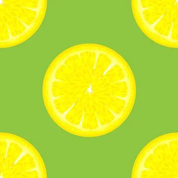 Sliced Citrus Seamless Pattern. Sliced Citrus Seamless Pattern. Exotic Ftu... Foto stock