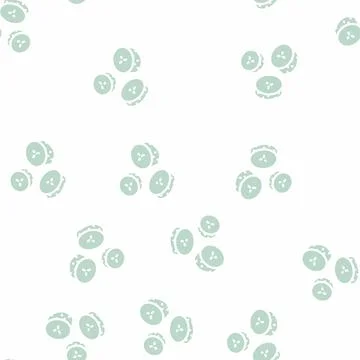 Sliced cucumber glyph vector seamless pattern Stock Illustration
