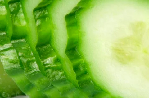 Sliced ??cucumber Stock Photos