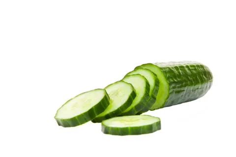 Sliced cucumber 写真素材