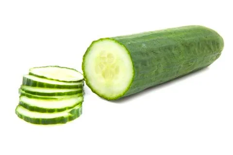 Sliced cucumber Stock Photos