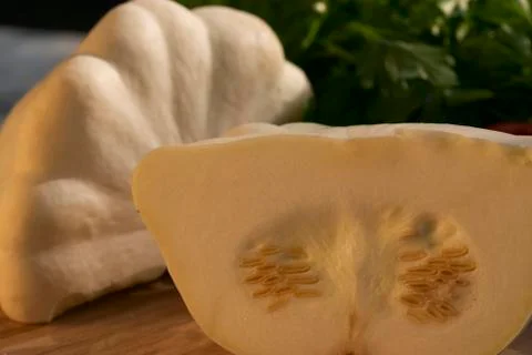 Sliced cymbling Stock Photos