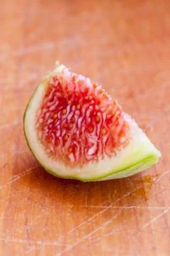 Sliced figs Stock Photos