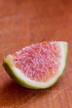 Sliced figs Stock Photos
