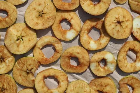 Sliced fresh apples Stock Photos