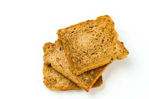 Sliced fresh bread Stock Photos