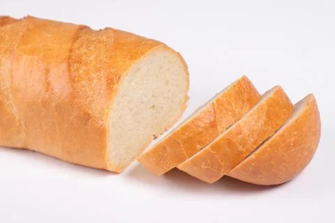 Sliced fresh bread Stock Photos