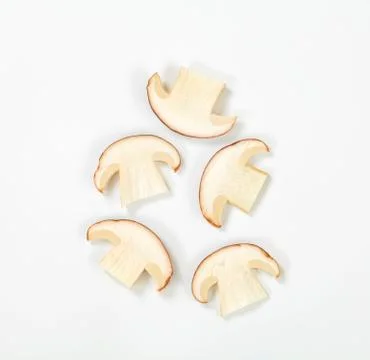 Sliced fresh cep Stock Photos