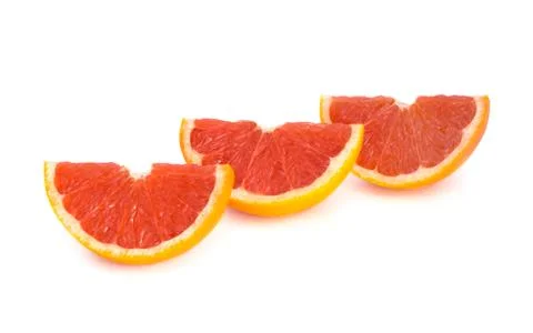 Sliced grapefruit Stock Photos
