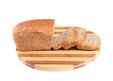 Sliced gray bread Foto stock