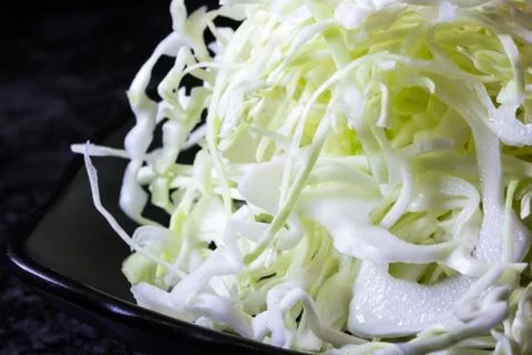 Sliced green cabbage Stock-Fotos
