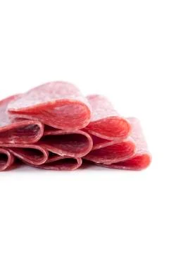 Sliced ham Stock Photos