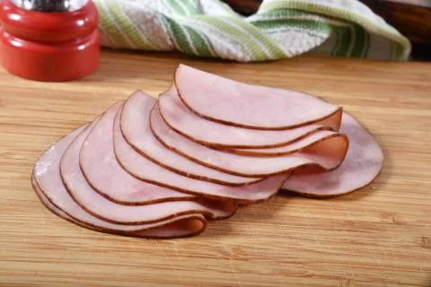 Sliced Ham Stock Photos