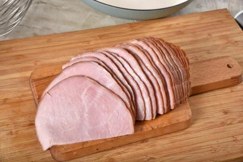 Sliced Ham Stock Photos