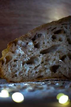 Sliced homemade bread Stock Photos