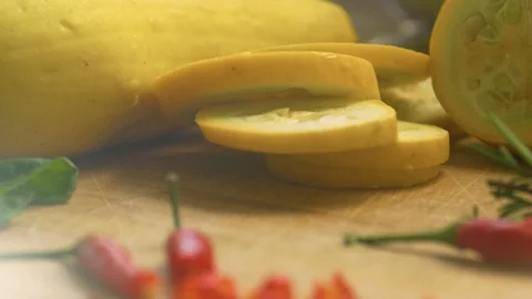 Sliced Hot Peppers Stock Footage 94123873
