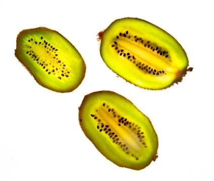 Sliced kiw Stock Photos