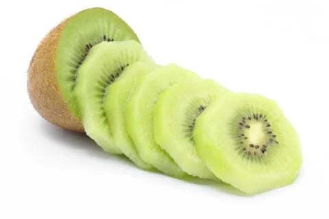 Sliced kiwi Stock Photos