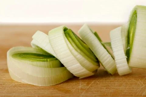 Sliced Leek Stock Photos
