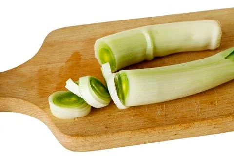 Sliced Leek Stock Photos