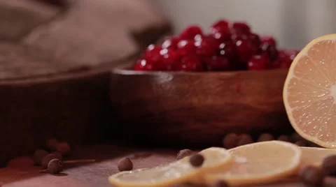 Sliced lemon Stock Footage 49159729