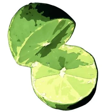 Sliced ​​lemon Stock Photos