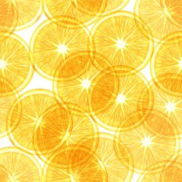 Sliced lemon seamless pattern Stock-Illustration