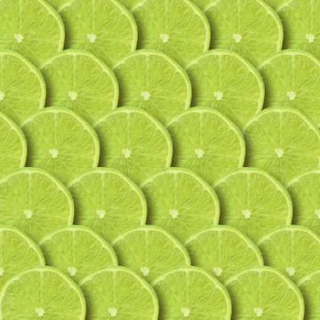 Sliced lime background Stock Photos
